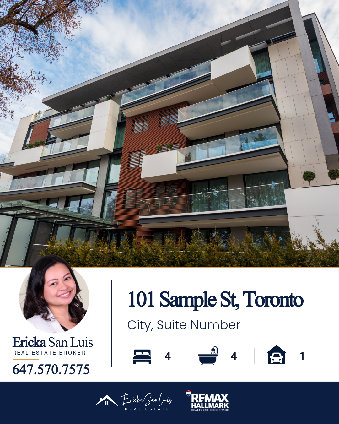 Toronto condo listing sample post